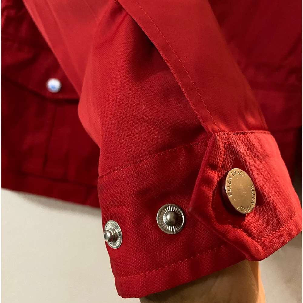 Ellen Tracy Red Adjustable Jacket With Pockets, Z… - image 7